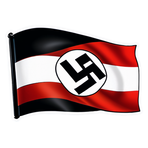 The flag of the third reich - icon | sticker