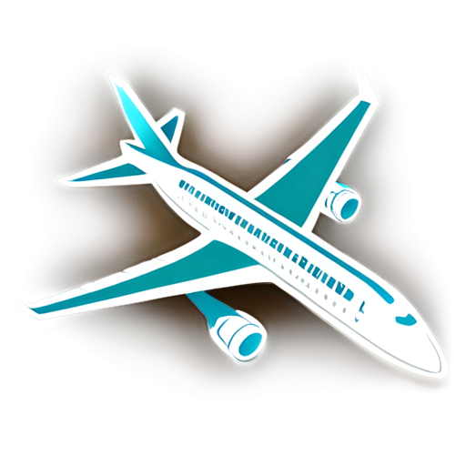 Image for bot logo about flights and booking tickets with title "Air Journey" - icon | sticker