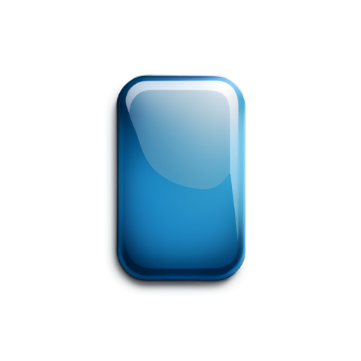 rectangle stone button - icon | sticker