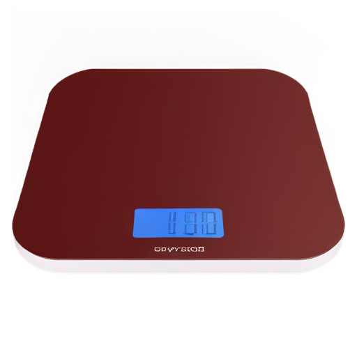 digital scales with 0.1 kg on big display - icon | sticker