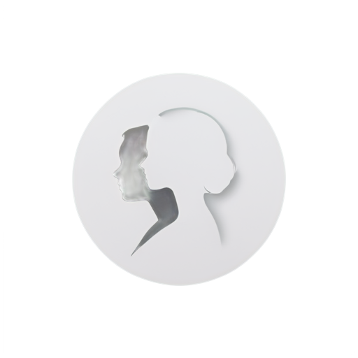 logo borz with silhouettes of women - icon | sticker