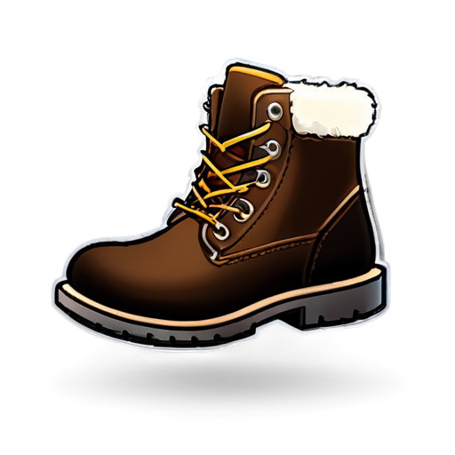 I need you to create a high-quality, visually appealing icon for a computer game. This icon will represent epic-level boots - icon | sticker