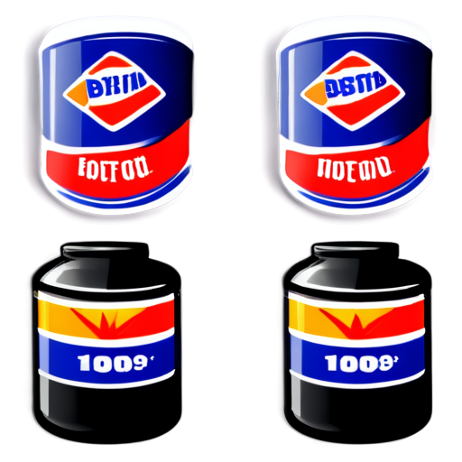 British motor oil store logo - icon | sticker