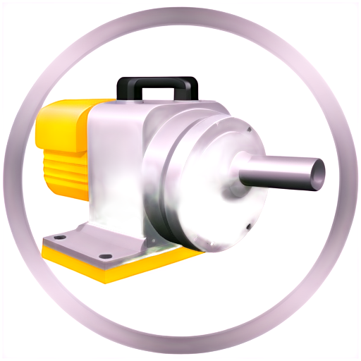 hydraulic pump - icon | sticker