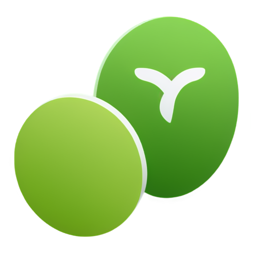 The background color is light green. Add a small icon about nutrition in the middle, with a white background. - icon | sticker