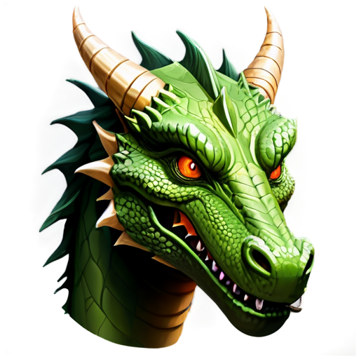 dragon head icon - icon | sticker