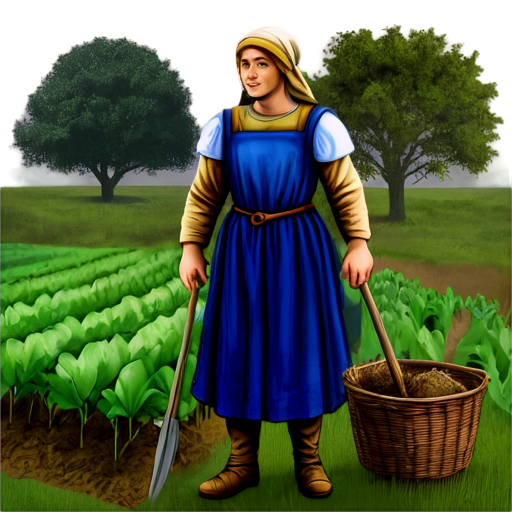 medieval farming - icon | sticker