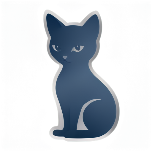 Genie cat - icon | sticker