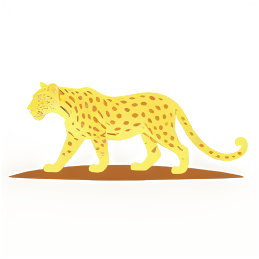 LEOPARD ON THE MOUNTAIN - icon | sticker