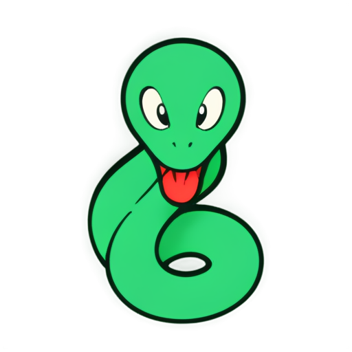 an angry snake heand for a taem shild - icon | sticker