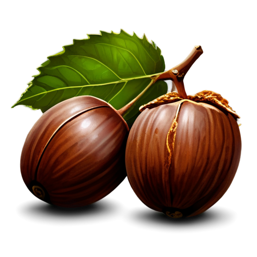 medieval hazelnut, paint style - icon | sticker