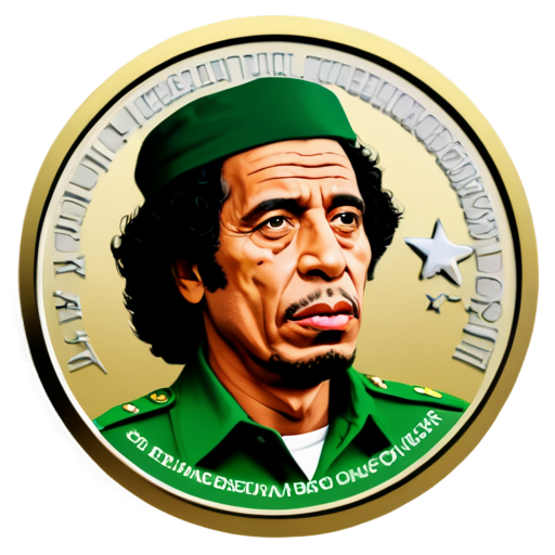 Gaddafi meme coin - icon | sticker