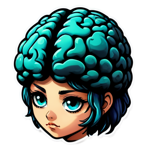 Obsidian second brain, fantasy colours - icon | sticker