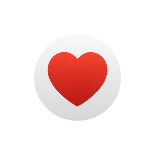 ask me text on a red heart - icon | sticker