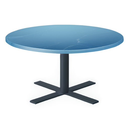 round table made of blue onyx rock - icon | sticker