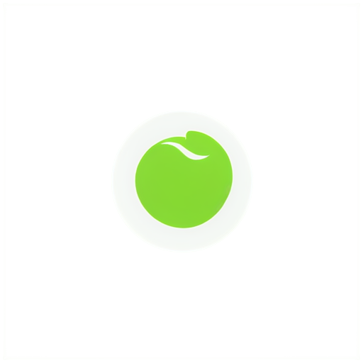 The background color is light green. Add a small icon about nutrition in the middle, with a white background. - icon | sticker