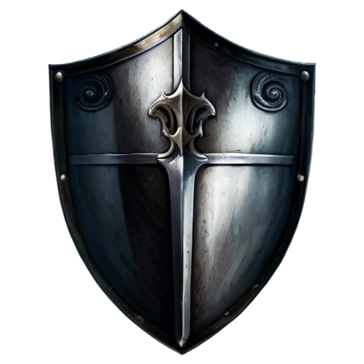 knight Shield and helmet - icon | sticker