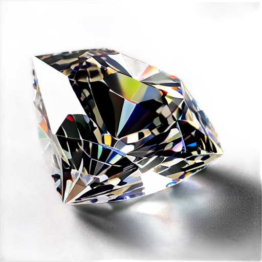 Micro diamond prism in the sunlight - icon | sticker
