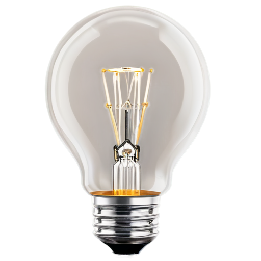 light bulb lighting - icon | sticker