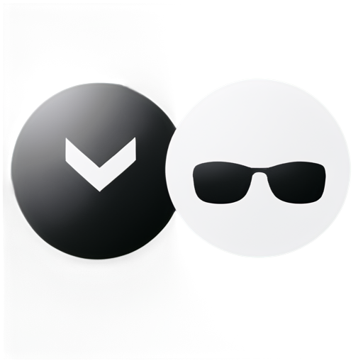 my icon is called altravector its black and white - icon | sticker