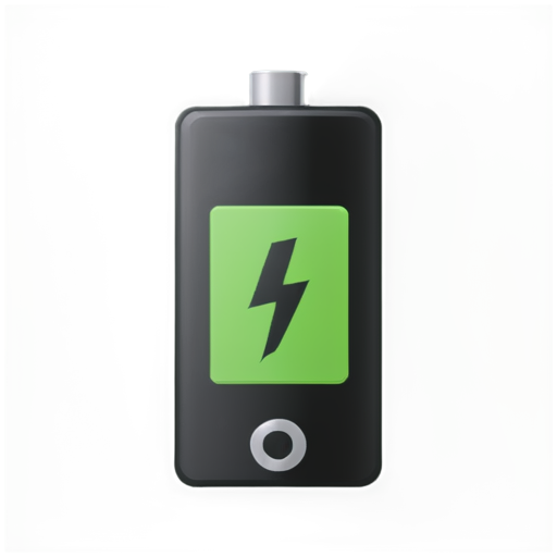 An icon showing a lithium battery with a full charge bar, indicating no capacity reduction. - icon | sticker
