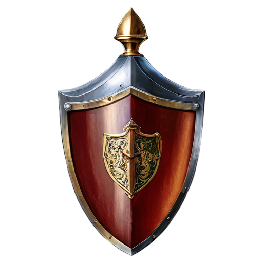 knight Shield and a knight helmet - icon | sticker