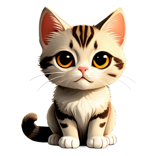 cat with text "HD" outside red background - icon | sticker