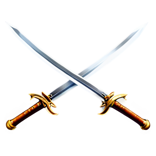 two swords crossing icon - icon | sticker