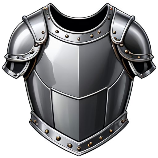 knight cuirass outline game icon - icon | sticker