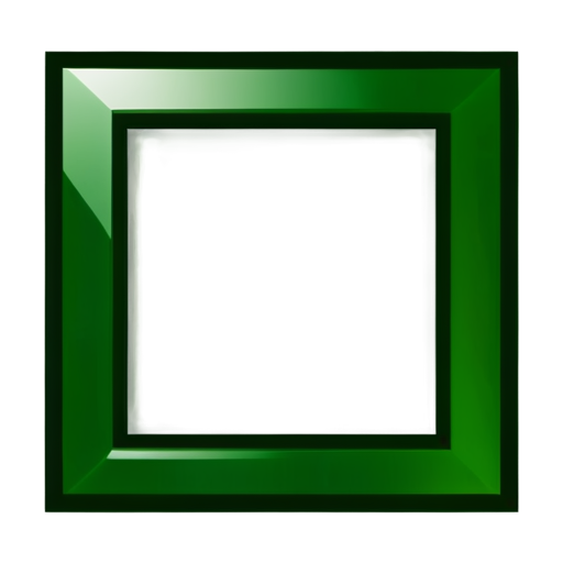 green square outline - icon | sticker