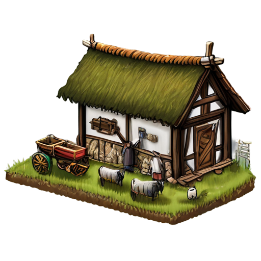 medieval farming - icon | sticker