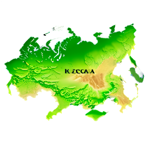 россия на карте - icon | sticker