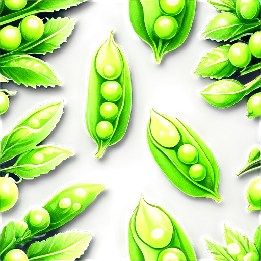 medieval peas, paint style - icon | sticker