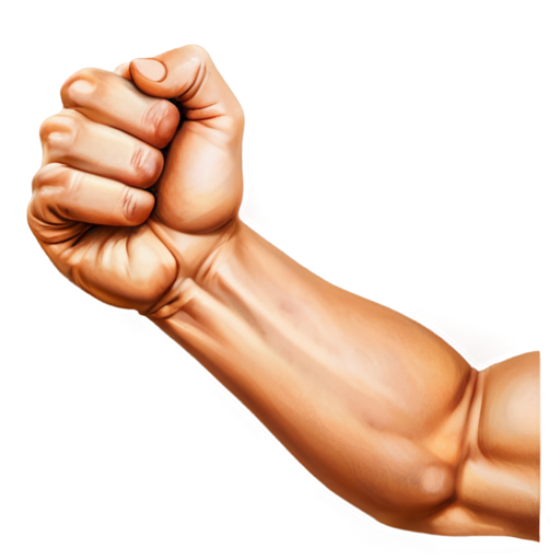 medieval strong arm icon - icon | sticker