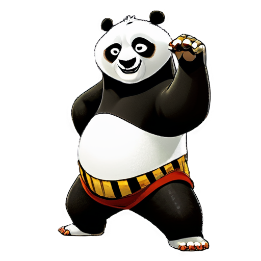 Kung fu panda - icon | sticker