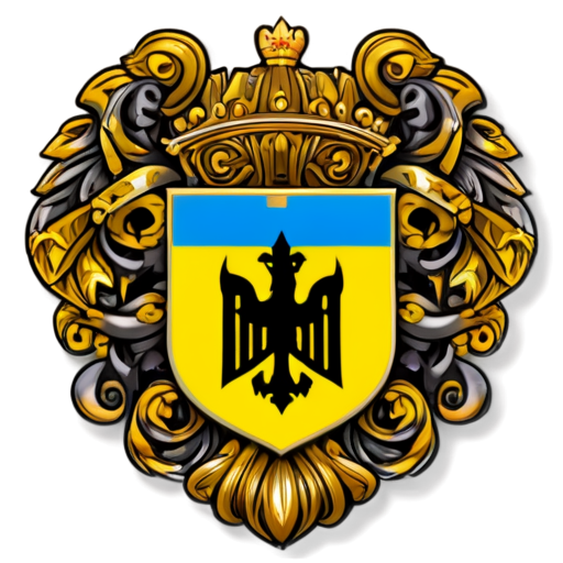 Coat of arms Ukraine - icon | sticker