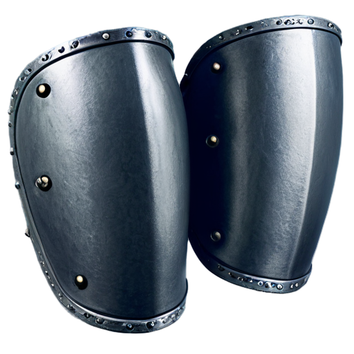 Simple poor medieval plate bracers - icon | sticker