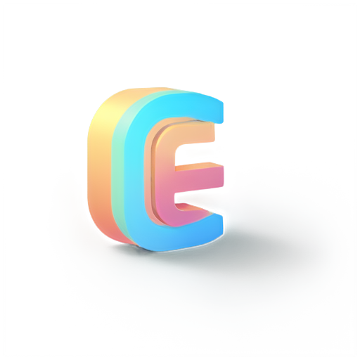 icon with word codecraft in 3d render hologram - icon | sticker