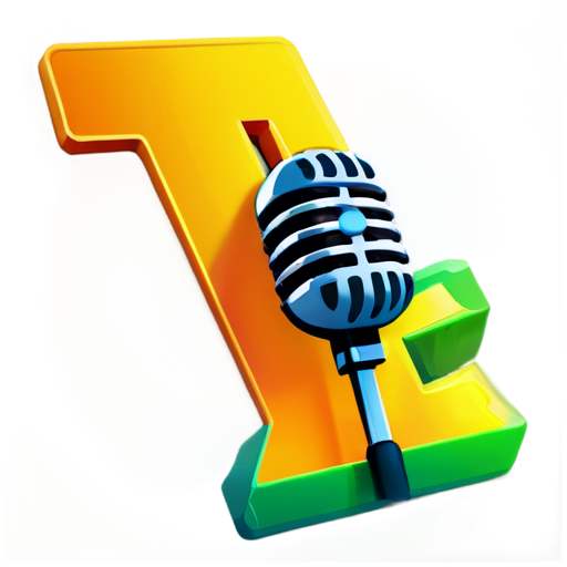 Modern app icon featuring a stylized 'K' with a microphone integrated into the design, musical notes surrounding the letter, and vibrant, dynamic colors that convey energy and fun, representing the karaoke experience. The background includes a subtle spotlight effect, enhancing the focus on the 'K' and microphone combination. - icon | sticker