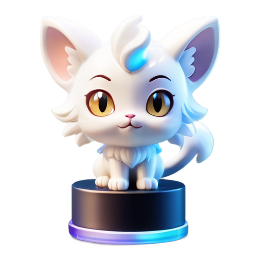 Epic full-body illustration of Meowth, a small cat-like Pokémon with cream-colored fur, a coin on its forehead, large eyes, and a curled tail, standing confidently with one paw raised, vibrant cityscape background, detailed fur texture, mischievous and determined expression, dynamic lighting, high-definition, realistic style. - icon | sticker