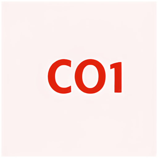 written CO2 - icon | sticker