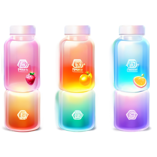 Organic vitamins - icon | sticker