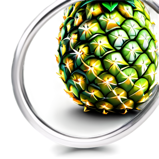 pineapple ring - icon | sticker