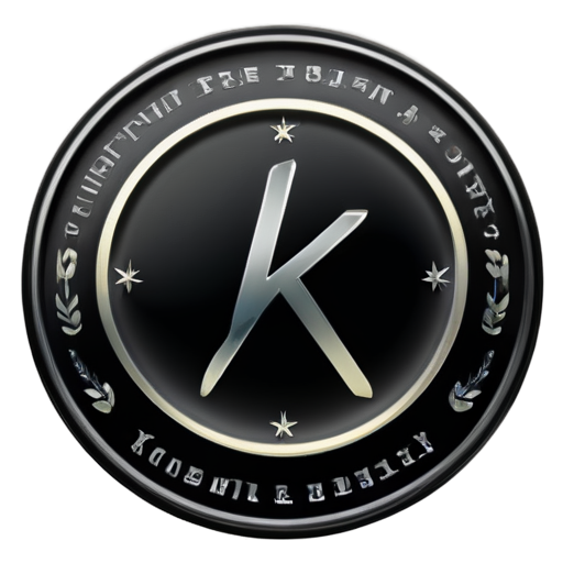 OnlyFans agency with the name K Agency in the old money style. - icon | sticker