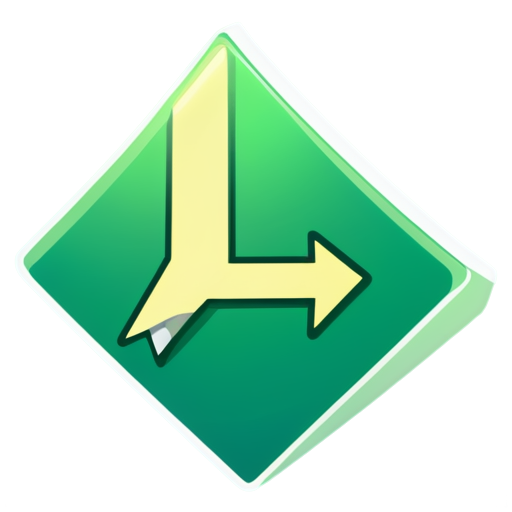 icon for packing several task to project with arrows down. stripped arrow down - icon | sticker