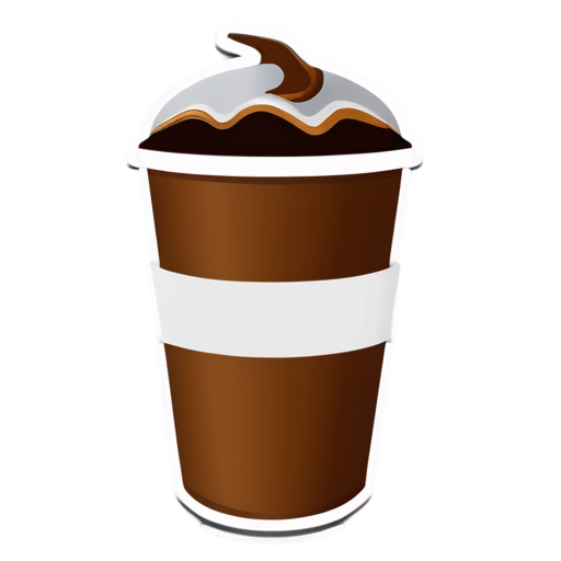 classic coffee - icon | sticker