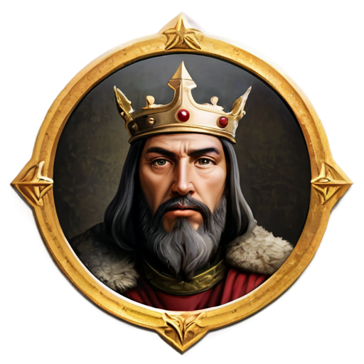 I need an icon for a instagram profile that is about web development and crusader kings 3 modding - icon | sticker