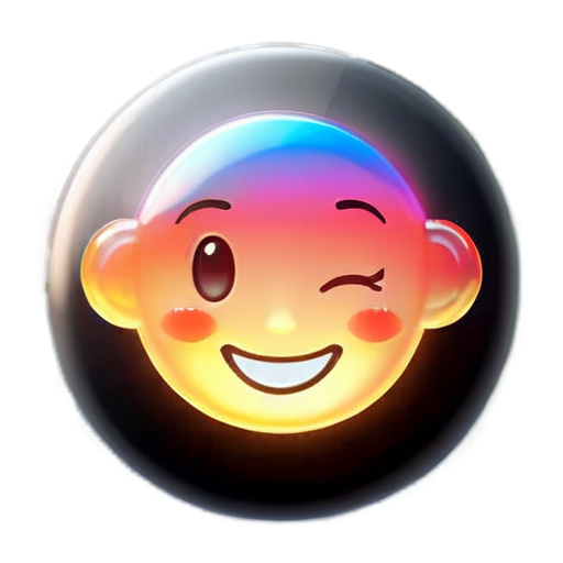 The smiling sun - icon | sticker