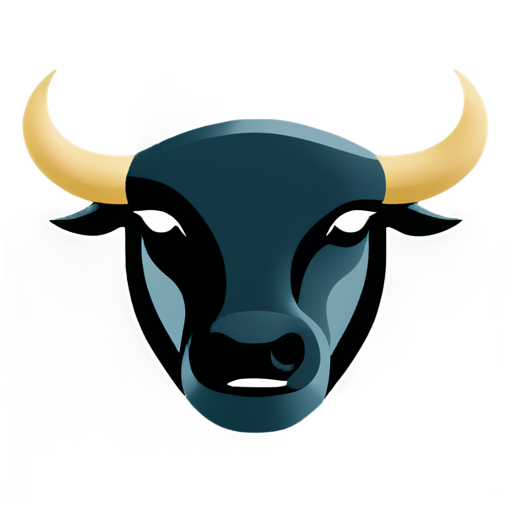 trading and stock marketing, learning,tips, bull "Stock Sense" - icon | sticker