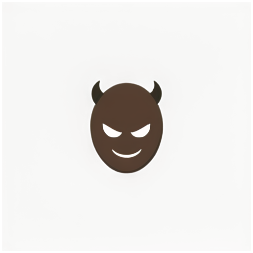 Devil coffee Bean - icon | sticker